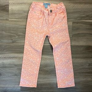 Gap size 3 floral jeans